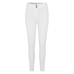 KINGSLAND KAYSA Fullgrip ridebukser. Hvid. Junior