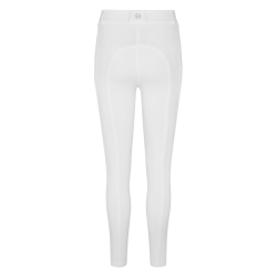 KINGSLAND KAYSA Fullgrip ridebukser. Hvid. Junior