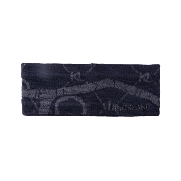 KINGSLAND VEA Strikket pandebnd. Navy