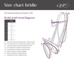 QHP ELEGANCE Trense. Til store racer