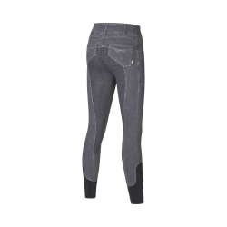 KINGSLAND KAYCE H-Shape Jeans ridebukser med fuld grip. Denim Gray