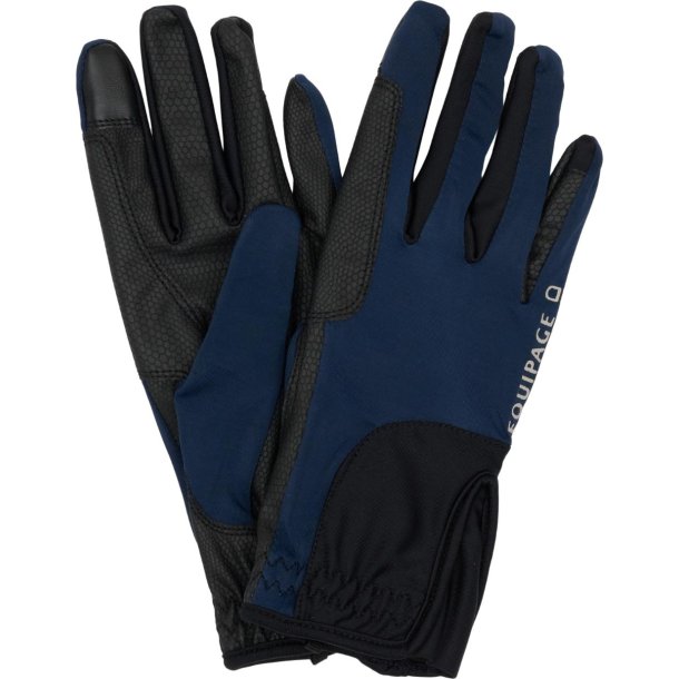 EQUIPAGE TEMIKA Sommerridehandsker. Navy