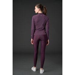 CATAGO TABITA Zip-cardigan. Plum Perfect