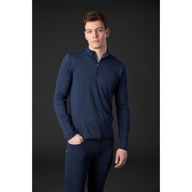 EQUIPAGE MEN STEVE Half-zip langrmet ridetrje