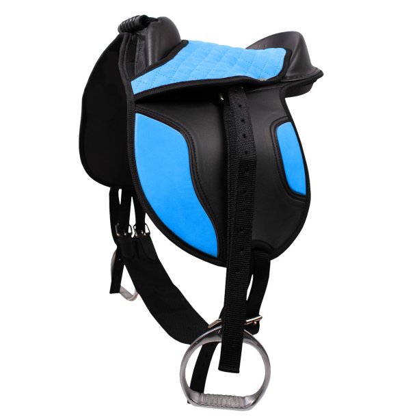 QHP Shetl�ndersadel med tilbeh�r. Bl�