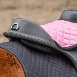 QHP Shetl�ndersadel med tilbeh�r. Pink
