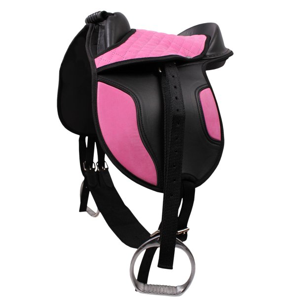 QHP Shetl�ndersadel med tilbeh�r. Pink