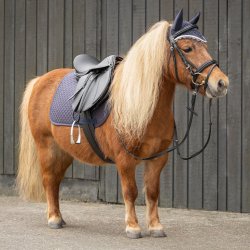 QHP COMPLETE Ponysadel og trense. Sort