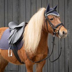 QHP COMPLETE Ponysadel og trense. Sort