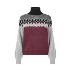 KINGSLAND MONTEZ Strikket sweater med hj hals.