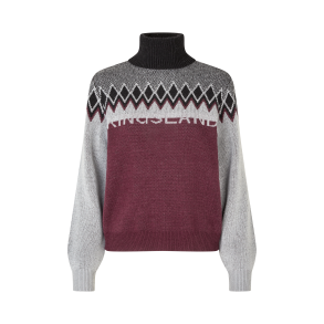 KINGSLAND MONTEZ Strikket sweater med hj hals.