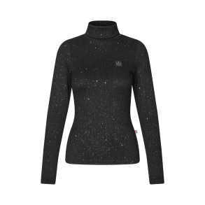 KINGSLAND MICHELA Strikket rullekravetrje. Ladies. Sort