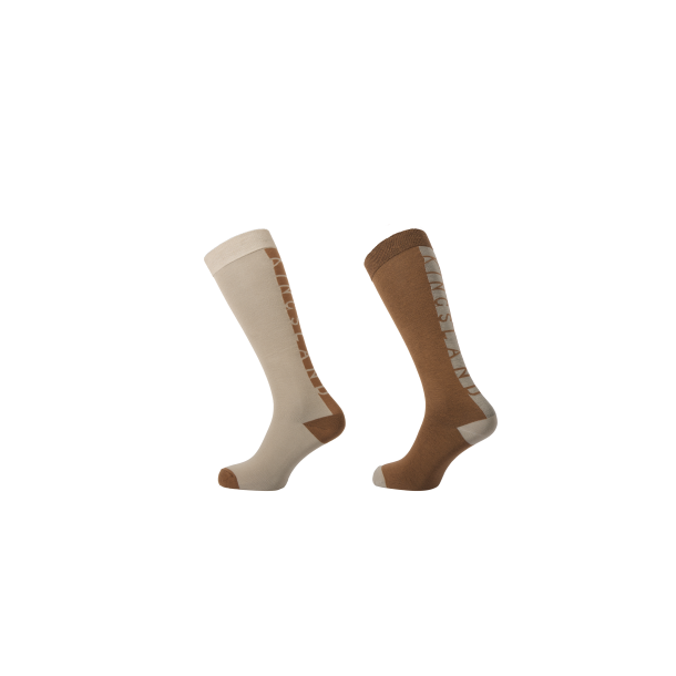 KINGSLAND MELINDA Coolmax ridestrmper. 2-pak. Beige Cobblestone