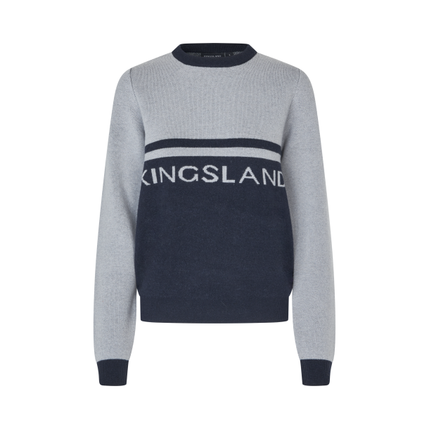 KINGSLAND MARINA Strikket pullover. Quarry. Ladies