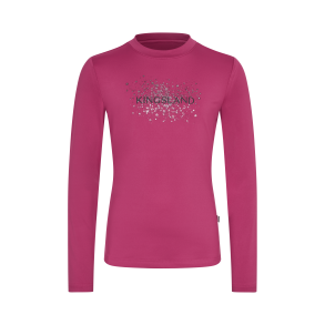 KINGSLAND MADELINE Junior Langrmet ridetrje. Pink Magenta