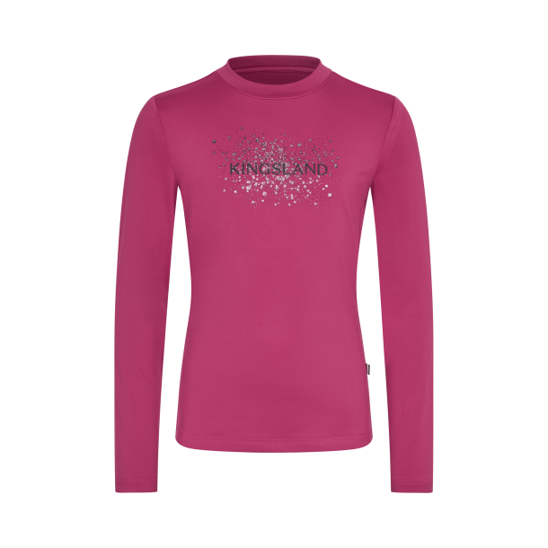 KINGSLAND MADELINE Junior Langrmet ridetrje. Pink Magenta