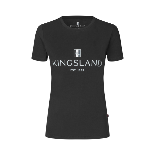 KINGSLAND CLASSIC Logo T-shirt. Ladies. Sort L