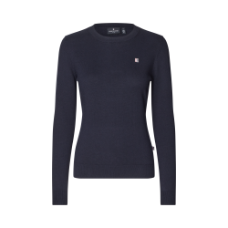 KINGSLAND CLASSIC Ladies Pullover med rund hals. Navy