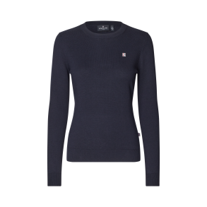 KINGSLAND CLASSIC Ladies Pullover med rund hals. Navy