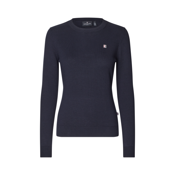 KINGSLAND CLASSIC Ladies Pullover med rund hals. Navy