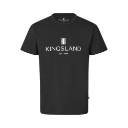 KINGSLAND CLASSIC Mens Logo T-shirt. Sort