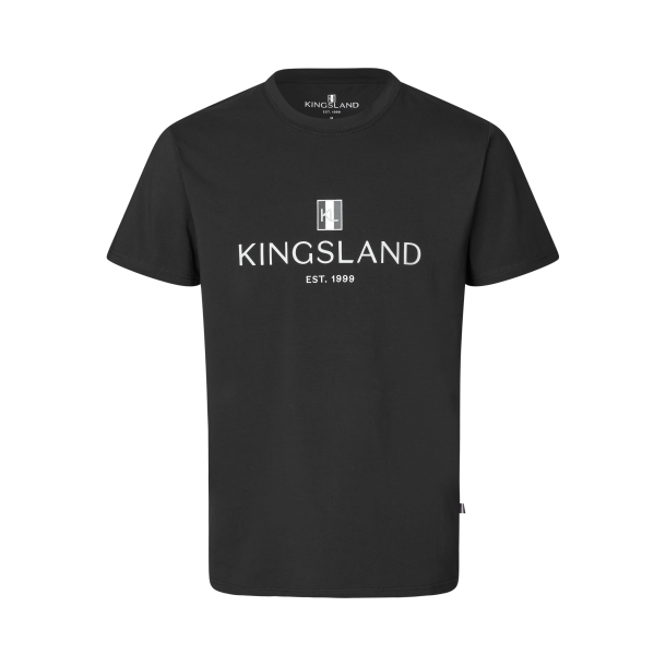 KINGSLAND CLASSIC Mens Logo T-shirt. Sort