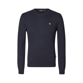 KINGSLAND CLASSIC Mens Pullover med rund hals. Navy