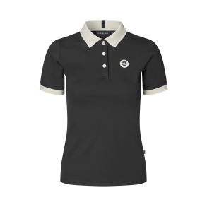 KINGSLAND LAURA Polo T-shirt. Sort. Ladies