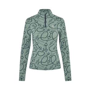 KINGSLAND LARISSA Mesh tr�ningsbluse. Ladies. Green Agave