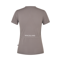 KINGSLAND LEONA Teknisk T-shirt. Brown Iron. Ladies