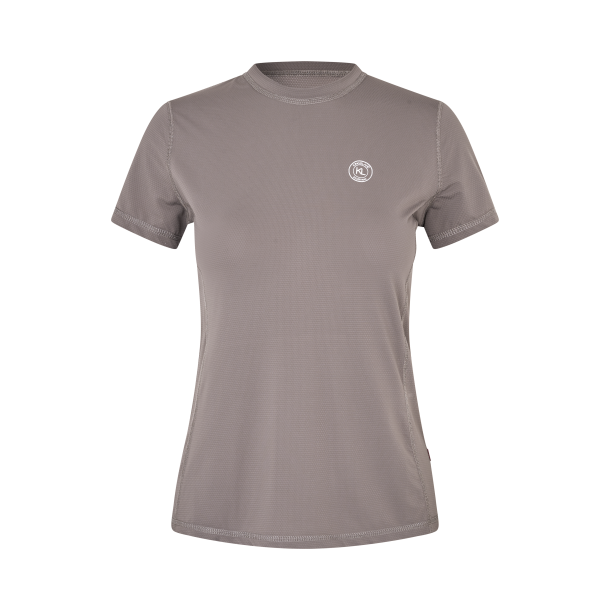 KINGSLAND LEONA Teknisk T-shirt. Brown Iron. Ladies