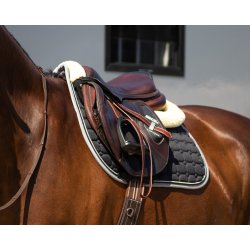 QHP ONTARIO Sadelpad med imiteret pels