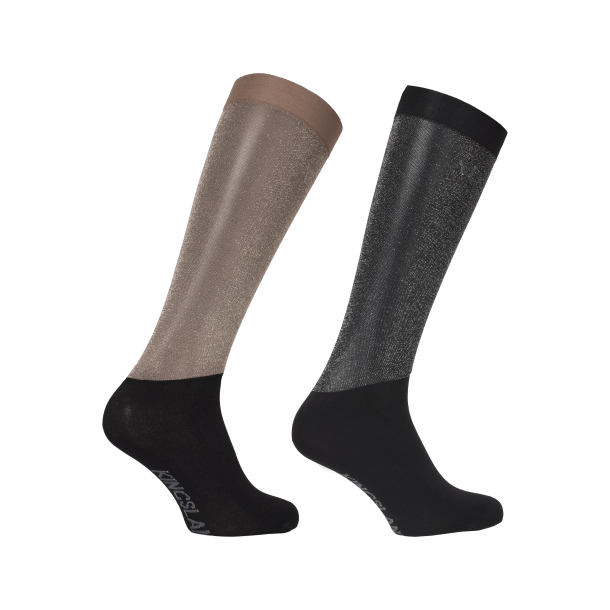 KINGSLAND LEA Glitter-st�vnestr�mper. 2-pak. Onesize