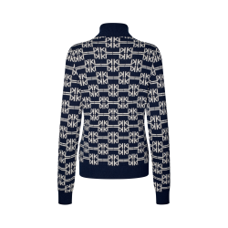 KINGSLAND ANNABELLA Strikket rullekravesweater. Ladies. Evening Blue