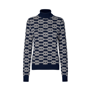 KINGSLAND ANNABELLA Strikket rullekravesweater. Ladies. Evening Blue