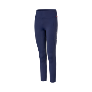 KINGSLAND ALEXIS Vinterridetights med fuld grip. Junior. Evening Blue