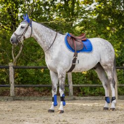 QHP FLORENCE Sadelunderlag. Koboltbl�