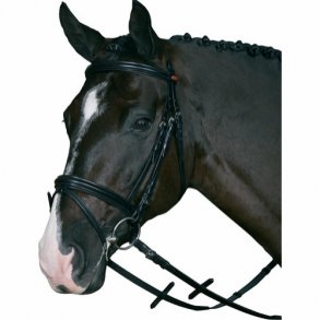 HORSEGUARD Trense med supergrip tjler