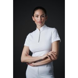 CATAGO NICE Kortrmet stvnebluse. Hvid