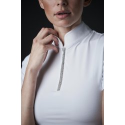 CATAGO NICE Kortrmet stvnebluse. Hvid