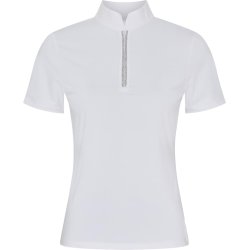 CATAGO NICE Kortrmet stvnebluse. Hvid