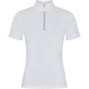 CATAGO NICE Kortrmet stvnebluse. Hvid