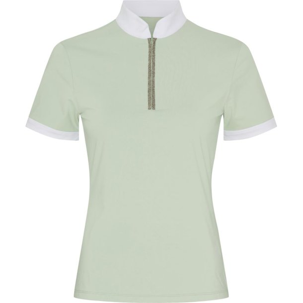 CATAGO NICE Kortrmet stvnebluse. Hvid/Faded Forest