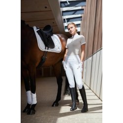 CATAGO NICE Kortrmet stvnebluse. Hvid/Sandshell