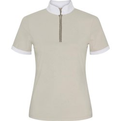 CATAGO NICE Kortrmet stvnebluse. Hvid/Sandshell