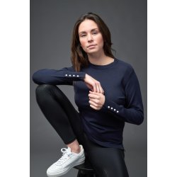 CATAGO ROBYN Strikket pullover. Navy