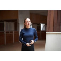 CATAGO ROBYN Strikket pullover. Navy