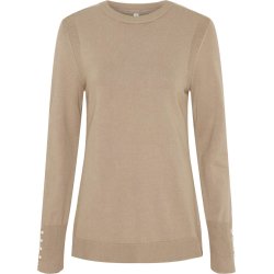 CATAGO ROBYN Strikket pullover. Beige