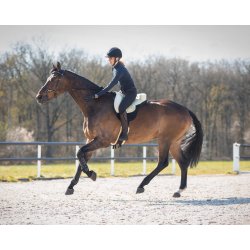 QHP SUPERSOFT Bareback pad. Sort/natur