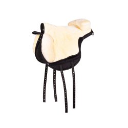 QHP SUPERSOFT Bareback pad. Sort/natur